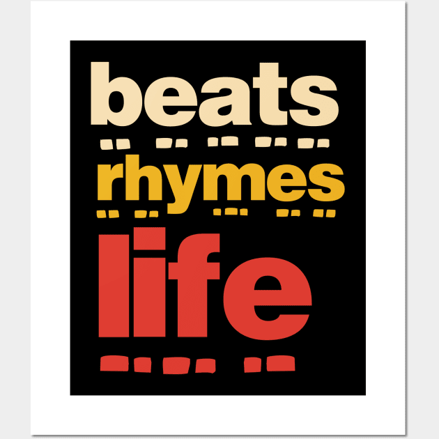 Beats Rhymes Life 41.0 Wall Art by 2 souls